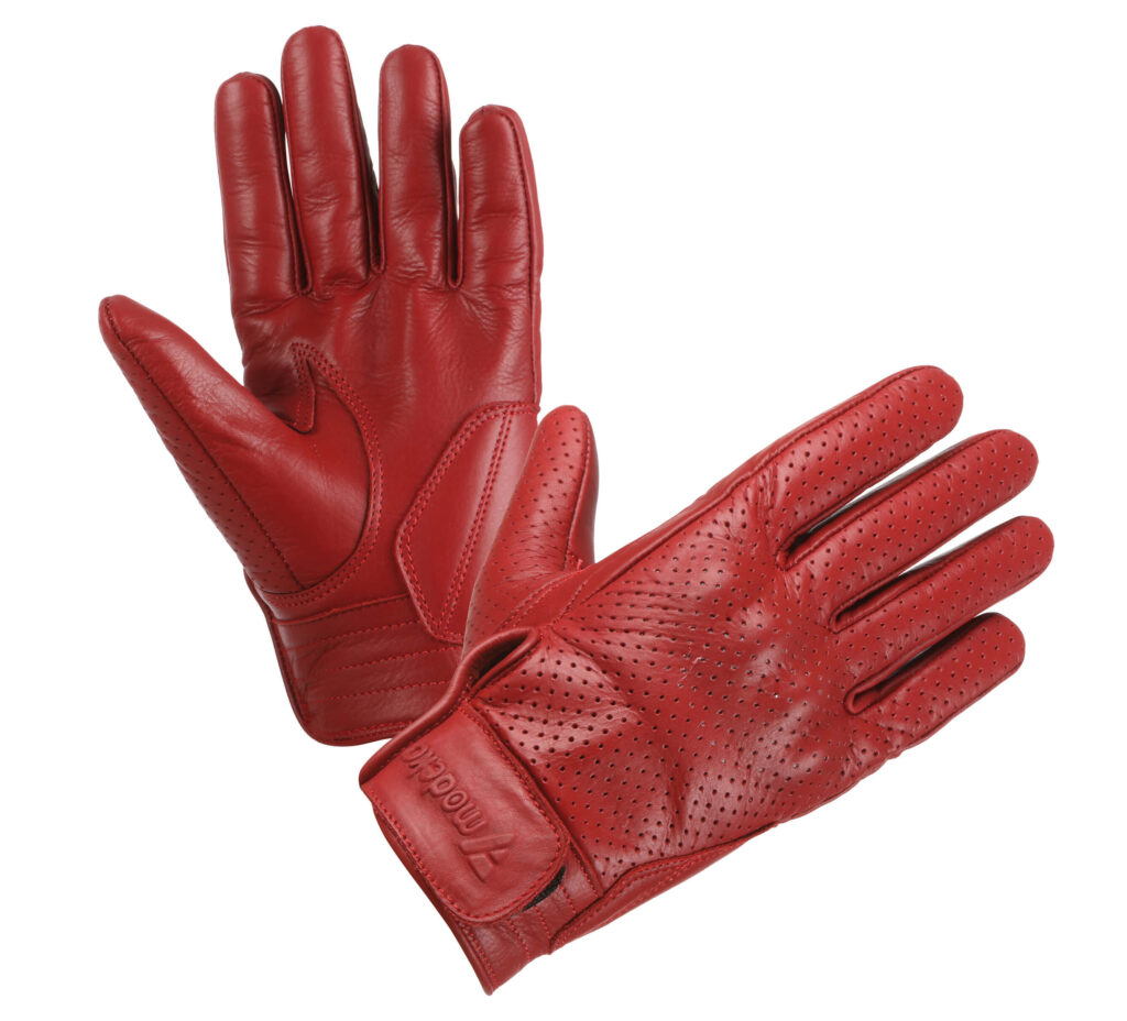 Modeka Hot Classic Handschuhe – Leicht & Atmungsaktiv, In Rot, Größe 9